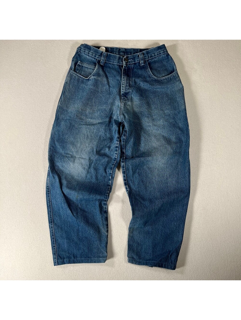 Vintage Y2K Baggy Roc-A-Wear Blue Denim Jeans Size 38
